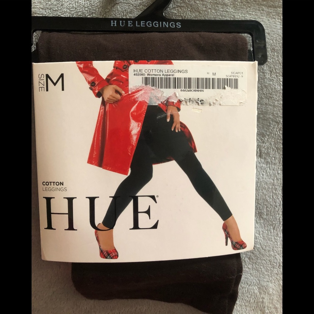 Hue cotton leggings in espresso